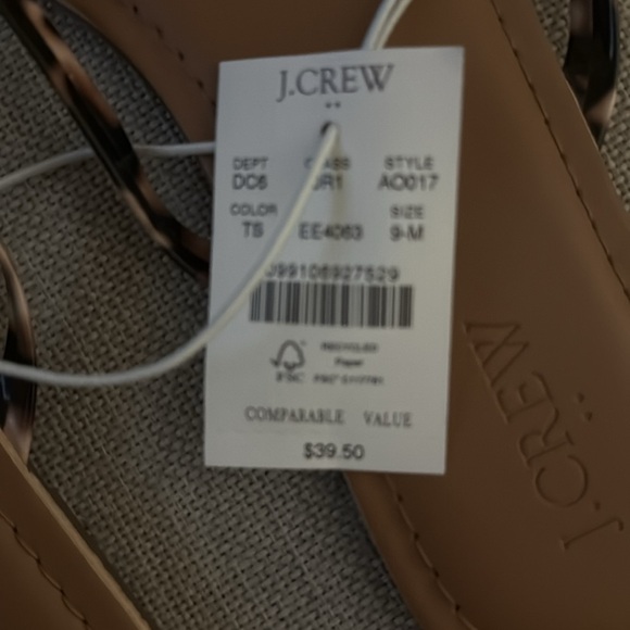 J. Crew Women's Brown and Black Sandals - Picture 4 of 4